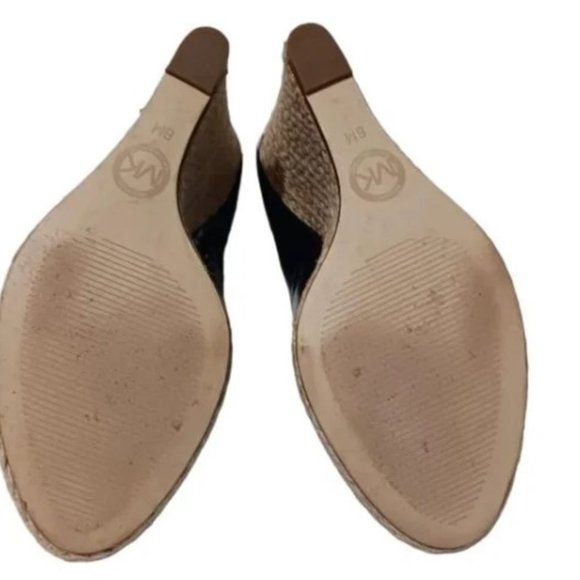 Michael Kors Black Espadrille Wedges - Picture 5 of 11